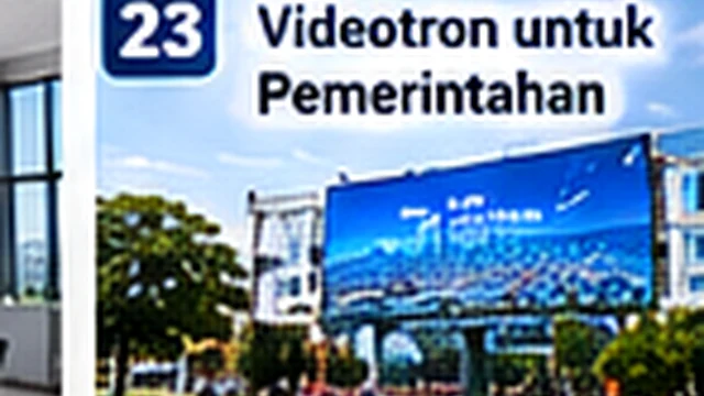 Videotron Indoor untuk Command Center