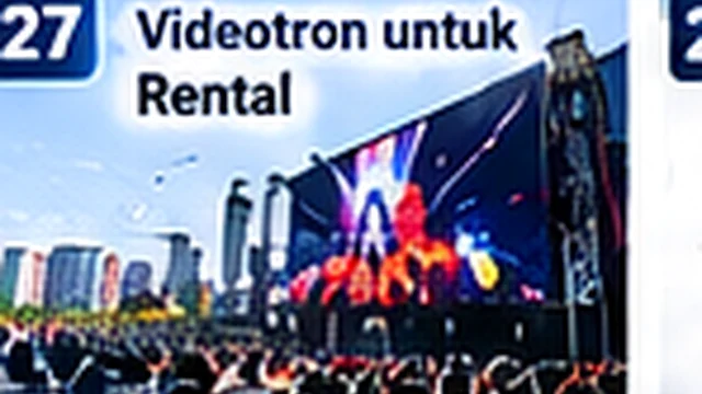 Videotron Outdoor P3.91 untuk Advertising dan Event
