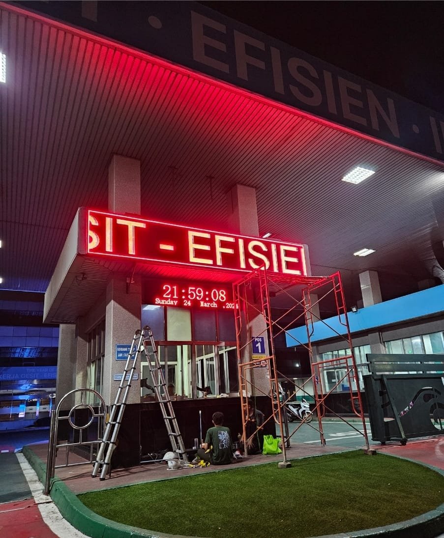 LED Running Text Single Color & Full Color