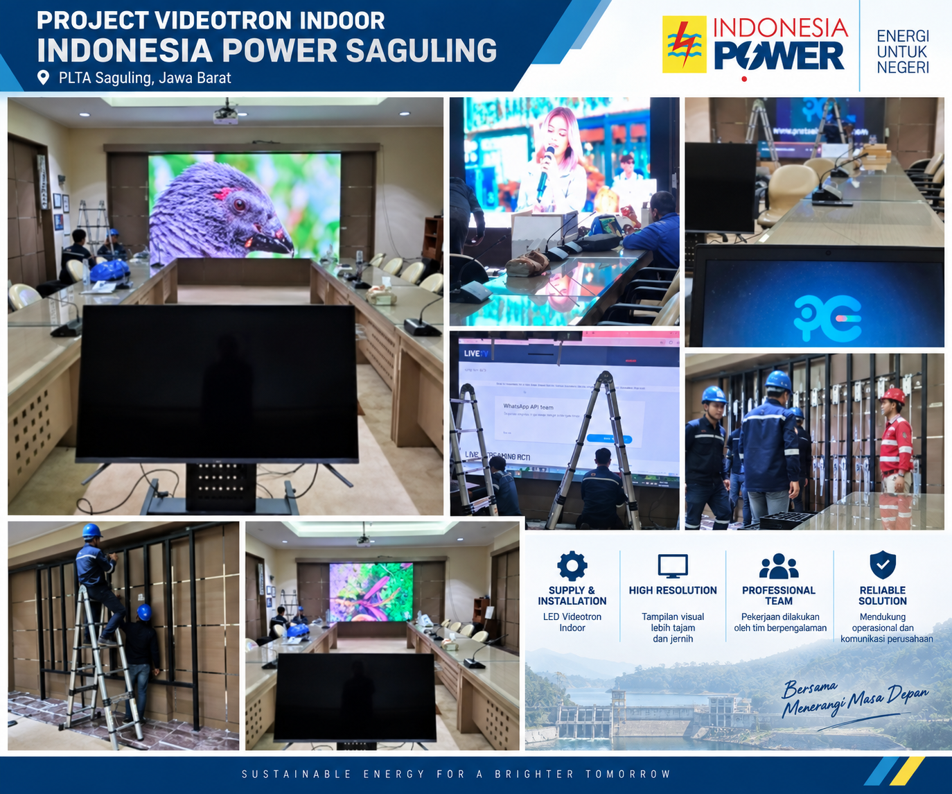 Videotron P.183 Indonesia Power Saguling