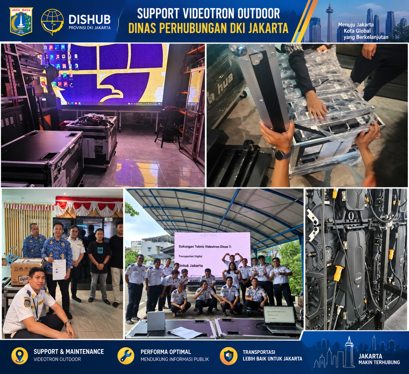 Videotron P3.91 – Dinas Perhubungan Jakarta