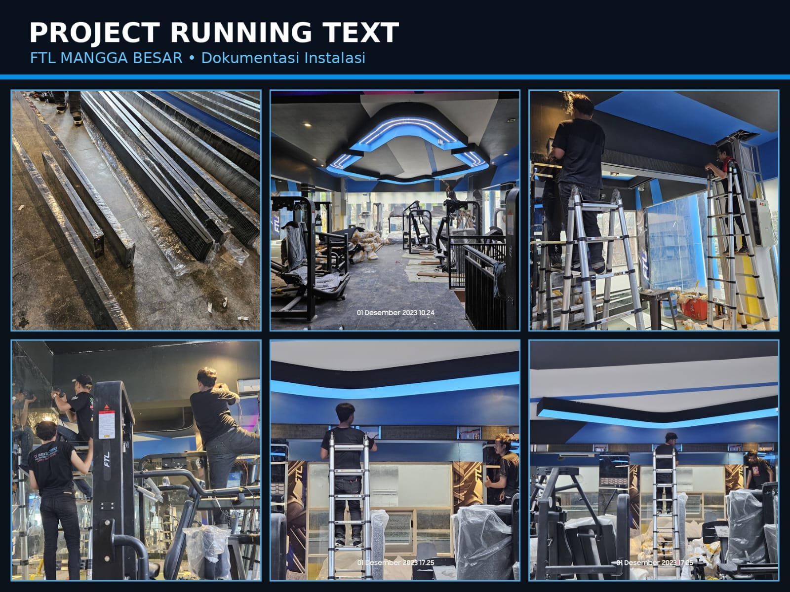 Running Text LED Panjang – FTL Mangga Besar Jakarta
